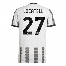 Koszulka Juventus Locatelli 27 Domowe Stroje Piłkarskie 2022/23 Krótki Rękaw